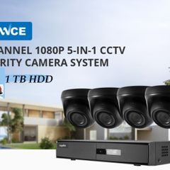 SANNCE 8CH 1080N DVR CCTV System 4pcs 1080P Dome Security Cameras IR Indoor Waterproof Outdoor Video Surveillance CCTV Kit