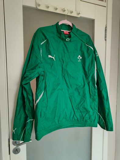 Vintage 2010 Puma Ireland Rugby Union (IRFU) windbreaker top