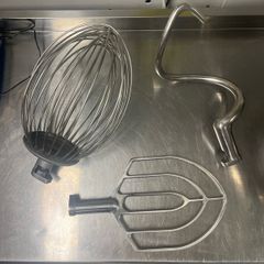 Commercial Mixer Attachments of Whisk, Dough Hook & Paddle Beater