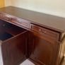 Large heavy wood sideboard Image 3