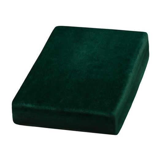 Bottle green velvet sheet