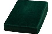 Bottle green velvet sheet