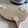 Speech Bubble Phrase Coasters - Set of 4 | Wooden Image 6