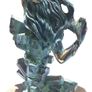 Woman With Naked Bust (35cm, 4.5kg) - Patinated Bronze, Signed Image 7