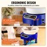 Pottery Wheel 27.9 cm Ceramic Wheel Foot Pedal Touch Screen 450W 3 Legs Blue Image 5