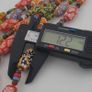 Vintage Venetian Style Handmade Ceremic Desgin MultiColor Glass Beads Necklace Image 5