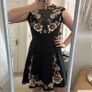 Needle & Thread Black Embellished Minid Dress UK10 Image 3