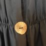 BNWT Cameo Rose Black Ruched Button Front Mini Smock Dress, size S Image 5