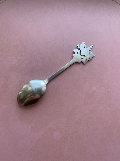 Sterling Silver London Souvenir Spoon Two Dragons and Red Cross