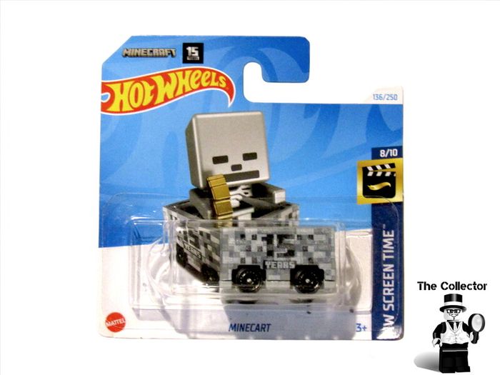 Hot wheels Minecraft Minecart 15 Year Anniversary Diecast Car Brand New Sealed