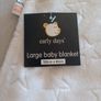 New White Baby Blanket Image 3