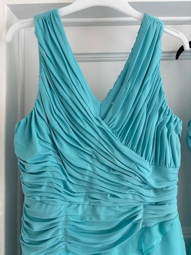 Aqua Blue Short Dresses