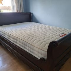 Quality double bed wooden frame