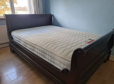 Quality double bed wooden frame