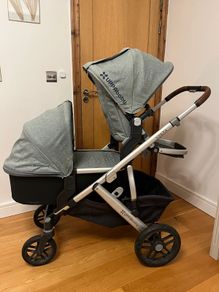 UPPAbaby Vista bassinet + seat unit + accessories