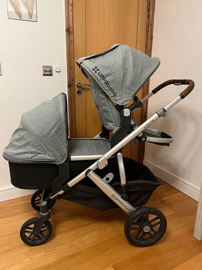 UPPAbaby Vista bassinet + seat unit + accessories
