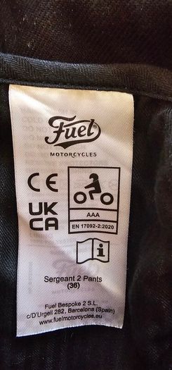 Fuel Sergeant 2 Pants