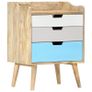 Bedside Cabinet 47x35x63 cm Solid Mango Wood Image 9