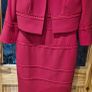 Veni Infantino ladies dress and jacket. Red Size 12 Image 6