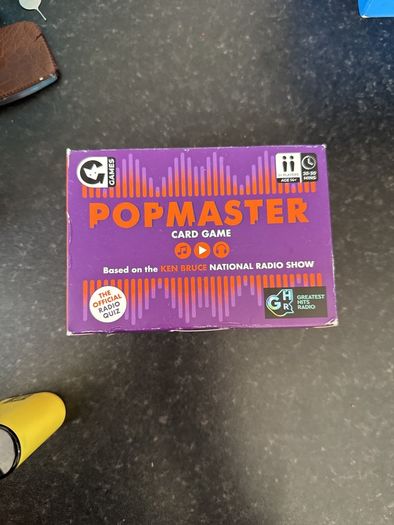 Pop master card game 2boxes sealed