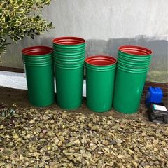 metal bins