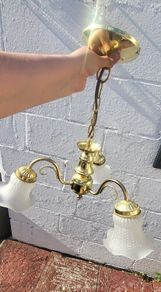 Art Deco / Mid Century Light Chandler