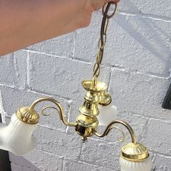 Art Deco / Mid Century Light Chandler