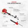 BU-KO 52cc Long Reach Petrol Pruner Saw Attachment (3 Extension Poles) Image 2