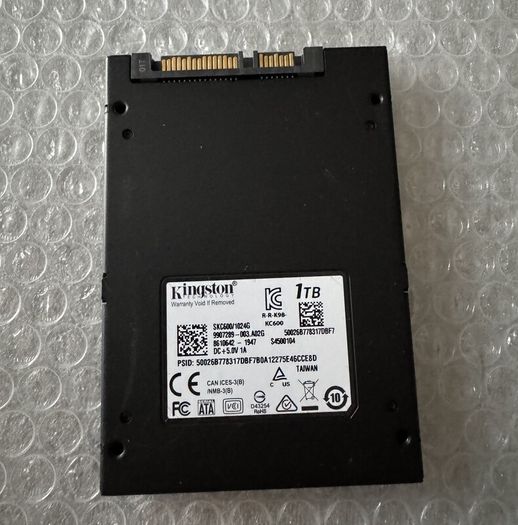 Kingston Kc600 2.5" Ssd 1tb