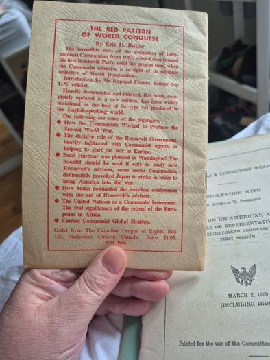 Vintage Booklet Secret Communist Agents by Patrick Walsh