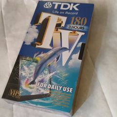 Brand New TDK 3hr VHS Blank Video