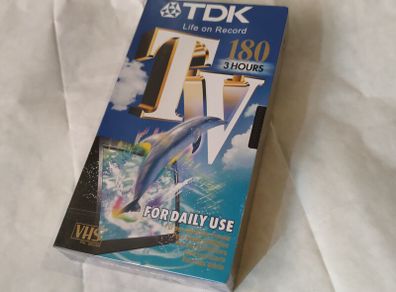 Brand New TDK 3hr VHS Blank Video