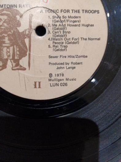 the boomtown Rats vinyl lp