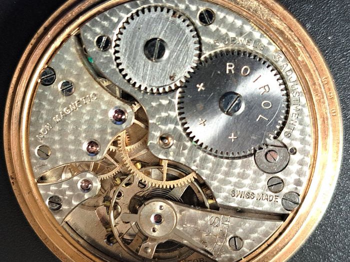 Record Watch Co "Roirol" - 14kt Gold Filled Hunter Case -1950s