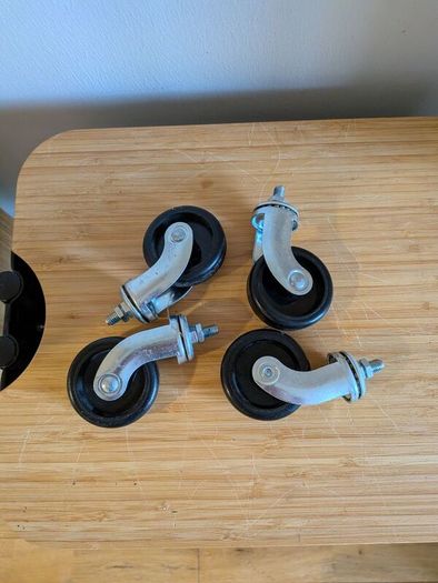 IKEA RAASKOG Trolley on Wheels in Black