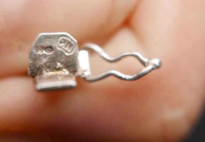 Vintage Cascading Necklace hallmarked 925 Sterling Silver length 17,5"  - 25,1g