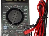 New Professional Digital Electric Multimeter With Cables and Battery