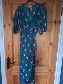Dancing Leopard Wrap Dress