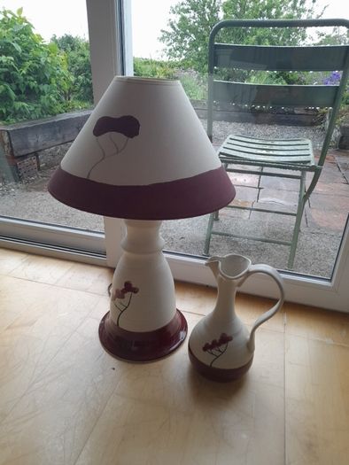 Pottery Lamp
