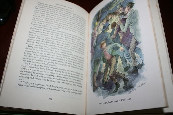 Mark Twain Huckleberry Finn 1958 hardback