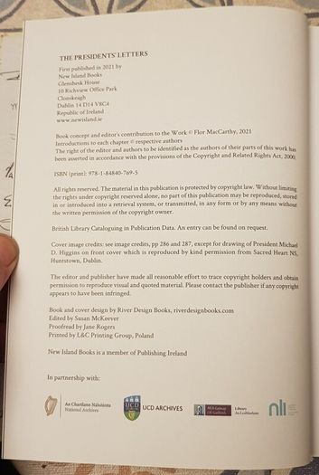 The President's Letters: An Unexpected History Of Ireland by Flor MacCarthy