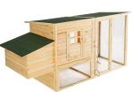 Chicken Coop & Run Hen House with Free Range,Next Box, and various relaxation areas