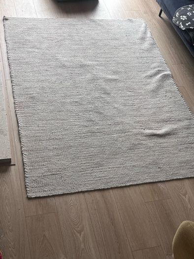 Cream Nordic touch rug with specs of colour from rugs ie 140 by 200cm
