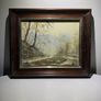 D.G. Kennedy - Original Oil Painting - Misty Woodland Track Image 2
