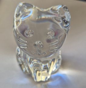 Baccarat Lead Crystal Cat