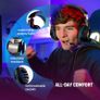 Gaming Headset Stereo Surround Sound Gaming Headphones with Breathing RGB Light & Adjustable Mic for PS4 PS5 PC Xbox One Laptop Mac Image 5