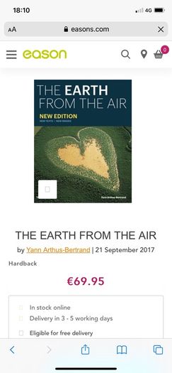 The Earth from the Air Hardback Book
