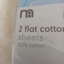 Mothercare  2 Flat Cotton  Sheets. Fit : Cot or Cot Bed. B.N.W.T Image 3
