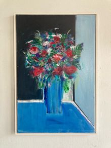 Large Original Floral Painting Original Art Contemporary Art Modern Irish abstract art