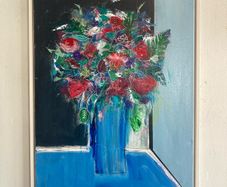 Large Original Floral Painting Original Art Contemporary Art Modern Irish abstract art